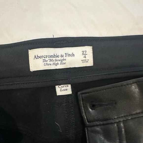 Abercrombie leather pants - Picture 3 of 3